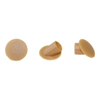 Lamello Clamex Abdeckkappe 45°, RAL 1011 braunbeige, Buche