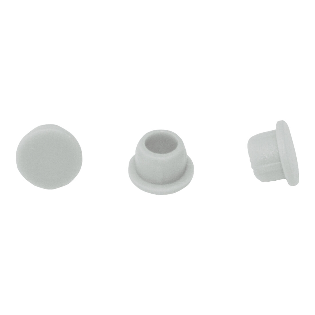 Lamello Clamex Cache pour capuchon, RAL 7035 gris clair