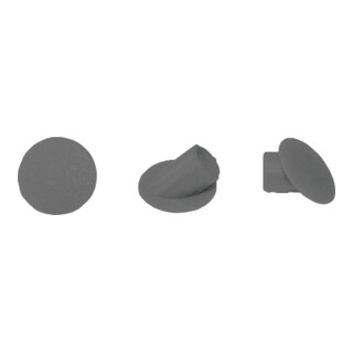 Lamello Clamex Capuchon de recouvrement 45°, RAL 7022 gris ombre