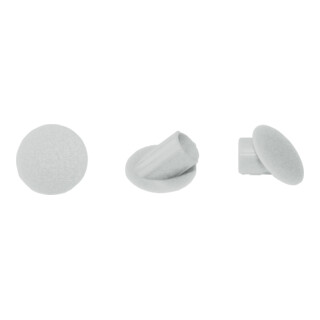 Lamello Clamex capuchon de recouvrement 45°, RAL 7035 gris clair
