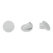 Lamello Clamex capuchon de recouvrement 45°, RAL 7035 gris clair
