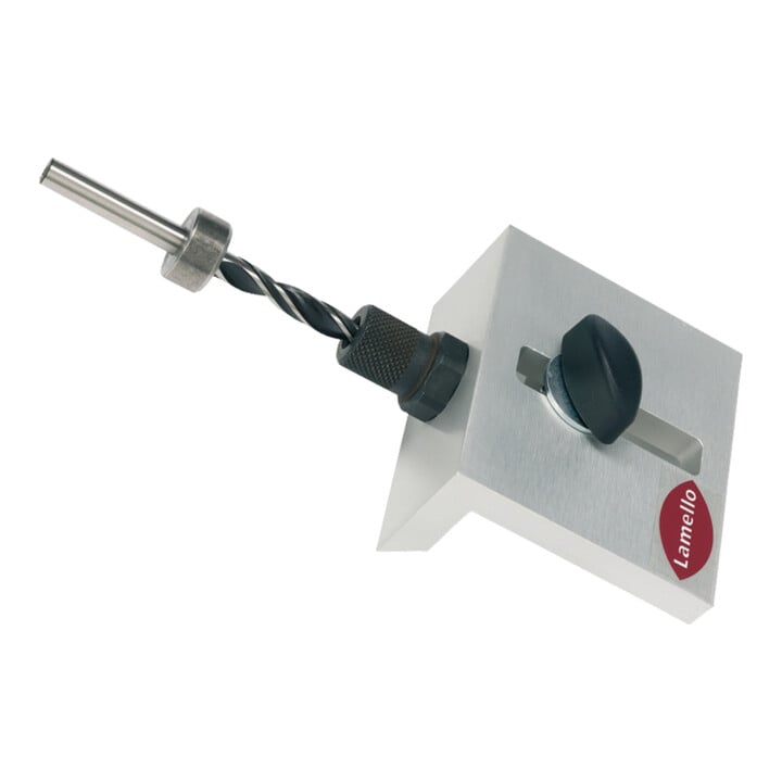 Lamello Clamex S Bohrlehre, 30° - 150° mit 6mm Bohrer komplett