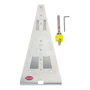 Lamello Divario P-18 Anreisslehre in Metall inkl. Bohrer und drehbarem Tiefensteller-3