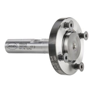 Lamello Fräsdorn CNC für P-System-Nutfräser, 2°Spannfläche, D30 mm, Schaft D16x50 mm, L 85 mm, NL 4xM4xD48 mm