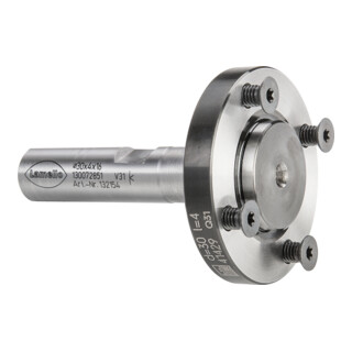 Lamello Fraise à défoncer CNC pour fraise à rainure P-System, surface de serrage 2°, Ø30 mm, tige Ø16x50 mm, L 85 mm, NL 4xM4xØ48 mm