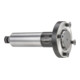 Lamello Fraise à défoncer CNC pour fraise à rainurer P-System, Ø 30 mm, tige Ø 25x60 mm, L 102 mm, NL 4xM4xØ 48 mm
