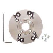 Lamello Fraise à plaquettes réversibles pour fraiseuse à rainurer, HW, Ø100x4xØ22 mm, Z4, WS, NL 4, avec moyeu-3