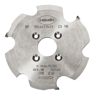 Lamello Fraise à rainurer P-System, DP (diamant) pour Zeta, 100,4x7x22mm, Z3, pour Clamex P