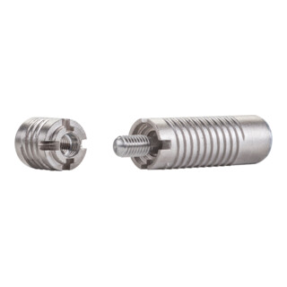 Lamello Invis Mx2 Jeu de connecteurs avec écrou à visser 14 mm, set de 20 pièces