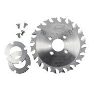Lamello Lame de scie pour fraiseuse à rainurer, HW, D100x2,4xI22 mm, Z20, NL 4, avec entretoises