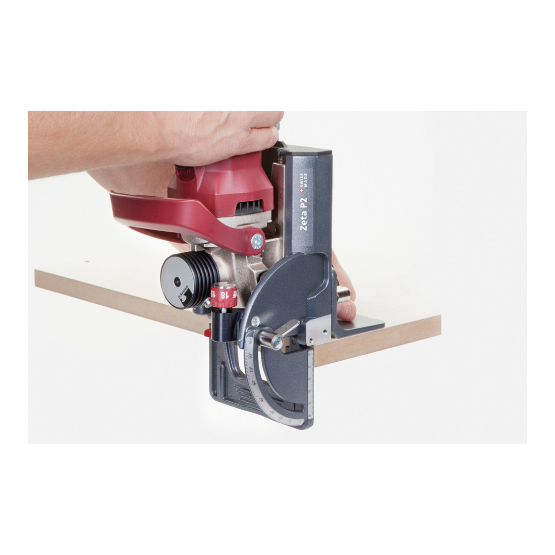 Lamello Nutfräsmaschine Zeta P2 mit Diamant-P-System Nutfräser im Systainer