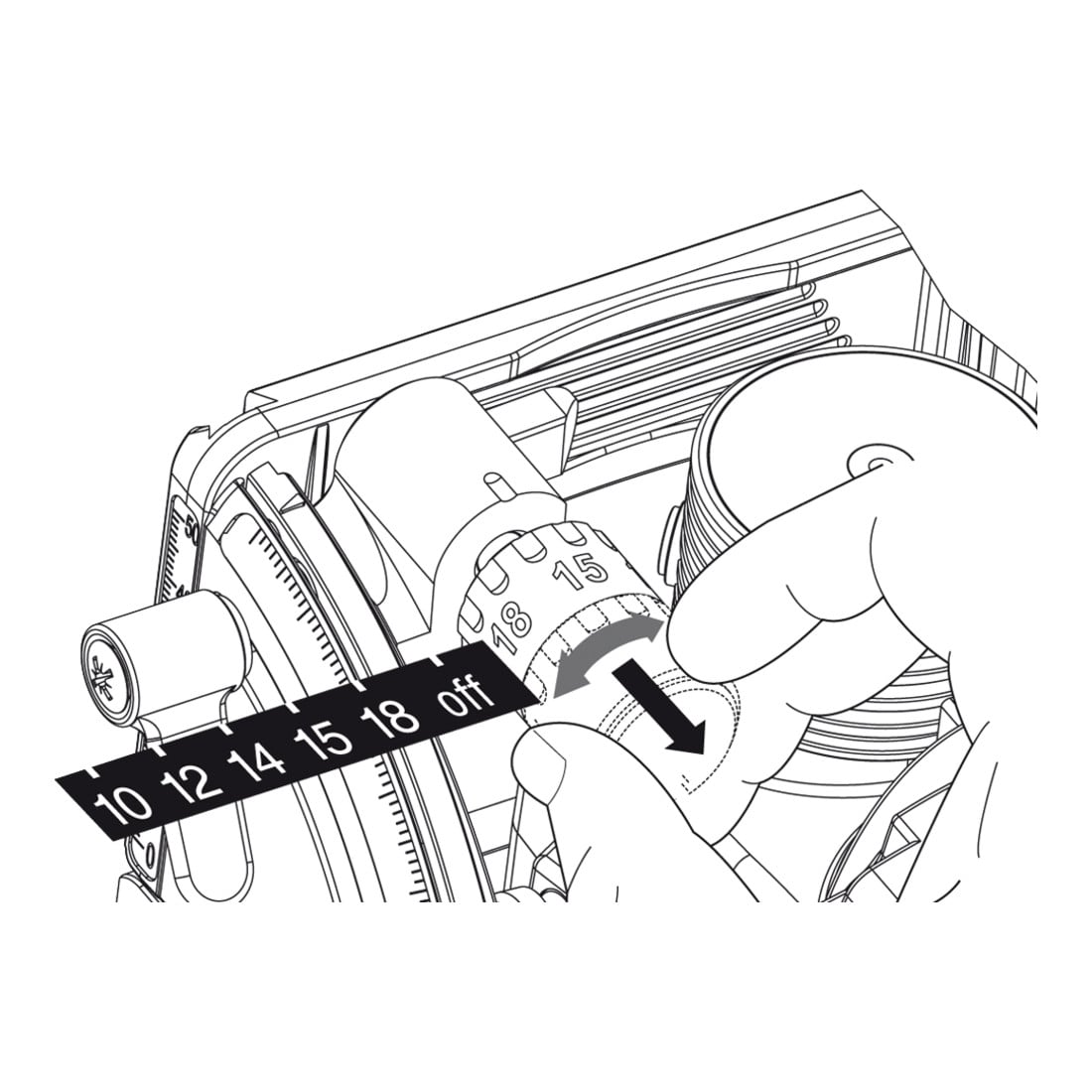 Lamello Nutfräsmaschine Zeta P2 mit Diamant-P-System Nutfräser im Systainer