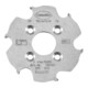 Lamello P-System Fraise à rainurer CNC, DP, D100,4x7xD30 mm, Z6, NL 4xD6,6xD48 mm