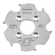 Lamello P-System Nutfräser CNC, DP, D100.4x7xD30 mm, Z6, NL 4xD6.6xD48 mm-3