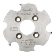 Lamello P-System-Nutfräser, DP (Diamant) für CNC 100.4x7x30mm, Z3, NLA 4/6,6/48mm-3