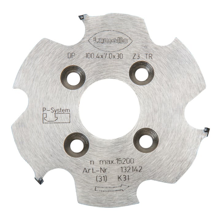 Lamello P-System-Nutfräser, DP (Diamant) für CNC 100.4x7x30mm, Z3, NLA 4/6,6/48mm