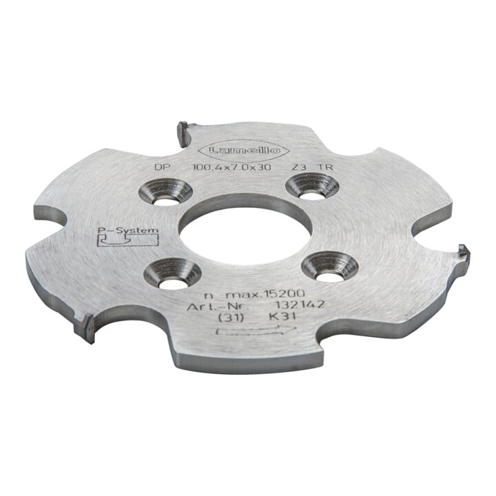 Lamello P-System-Nutfräser, DP (Diamant) für CNC 100.4x7x30mm, Z3, NLA 4/6,6/48mm