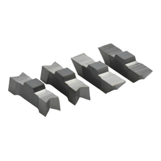 Lamello Set de plaquettes réversibles pour fraise à rainurer 4 mm, pour réf. 132101/132001