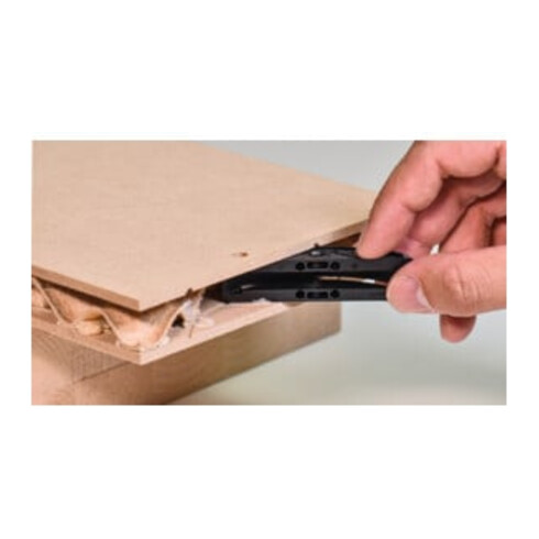 Lamello Verbindungssystem LC P-16x17, Set für Leichtbauplatten ohne Einsatz von Einleimern, 80 Stück, inkl. Clamex P-14