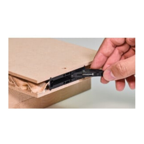 Lamello Verbindungssystem LC P-16x17, Set für Leichtbauplatten ohne Einsatz von Einleimern, 80 Stück, inkl. Clamex P-14