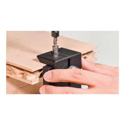 Lamello Verbindungssystem LC P-16x17, Set für Leichtbauplatten ohne Einsatz von Einleimern, 80 Stück, inkl. Clamex P-14