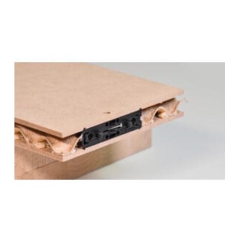 Lamello Verbindungssystem LC P-16x17, Set für Leichtbauplatten ohne Einsatz von Einleimern, 80 Stück, inkl. Clamex P-14