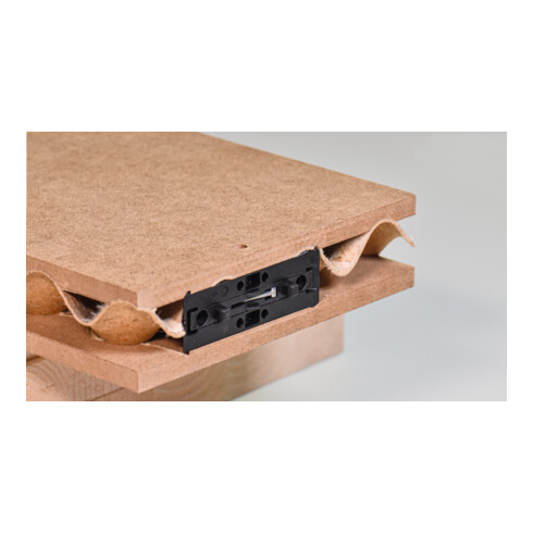 Lamello Verbindungssystem LC P-16x22 für Leichtbauplatten ohne Einsatz von Einleimern, 1000 Stück