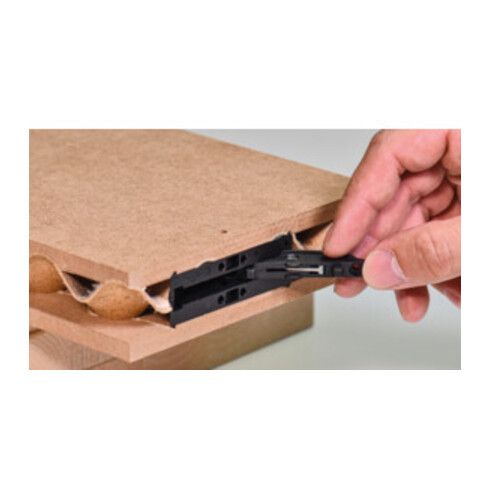 Lamello Verbindungssystem LC P-16x22 für Leichtbauplatten ohne Einsatz von Einleimern, 80 Stück