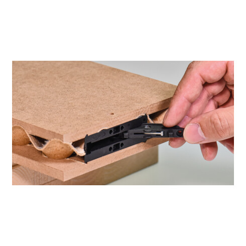 Lamello Verbindungssystem LC P-16x22 für Leichtbauplatten ohne Einsatz von Einleimern, 80 Stück
