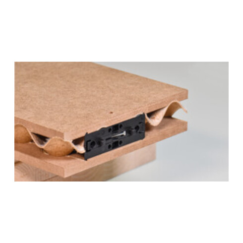 Lamello Verbindungssystem LC P-16x22 für Leichtbauplatten ohne Einsatz von Einleimern, 80 Stück