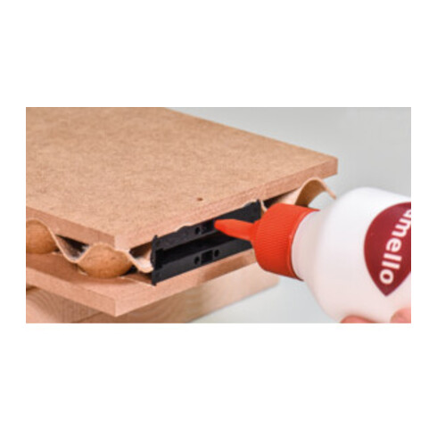 Lamello Verbindungssystem LC P-16x22 für Leichtbauplatten ohne Einsatz von Einleimern, 80 Stück