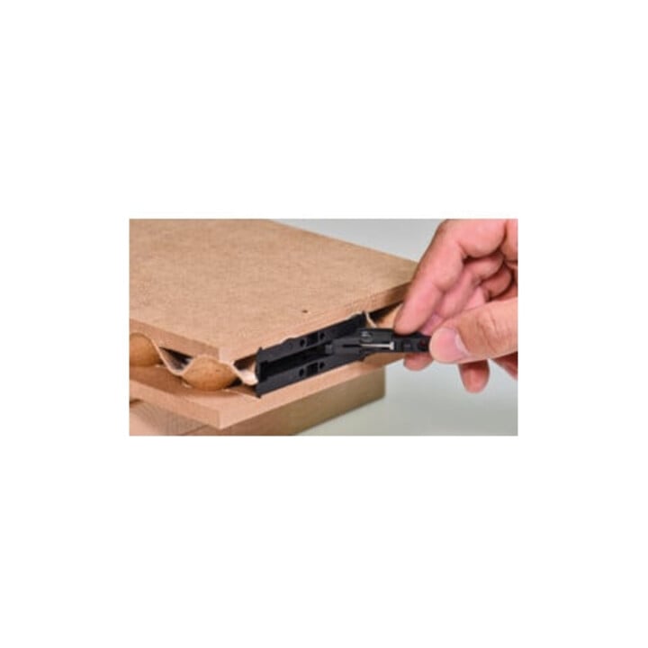 Lamello Verbindungssystem LC P-16x22, Set für Leichtbauplatten ohne Einsatz von Einleimern, 80 Stück, inkl. Clamex P-14