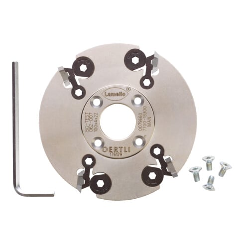 Lamello Wendenschneidenfräser für Nutfräsmaschine, HW, D100x4xD22 mm, Z4, WS, NL 4, mit Nabe