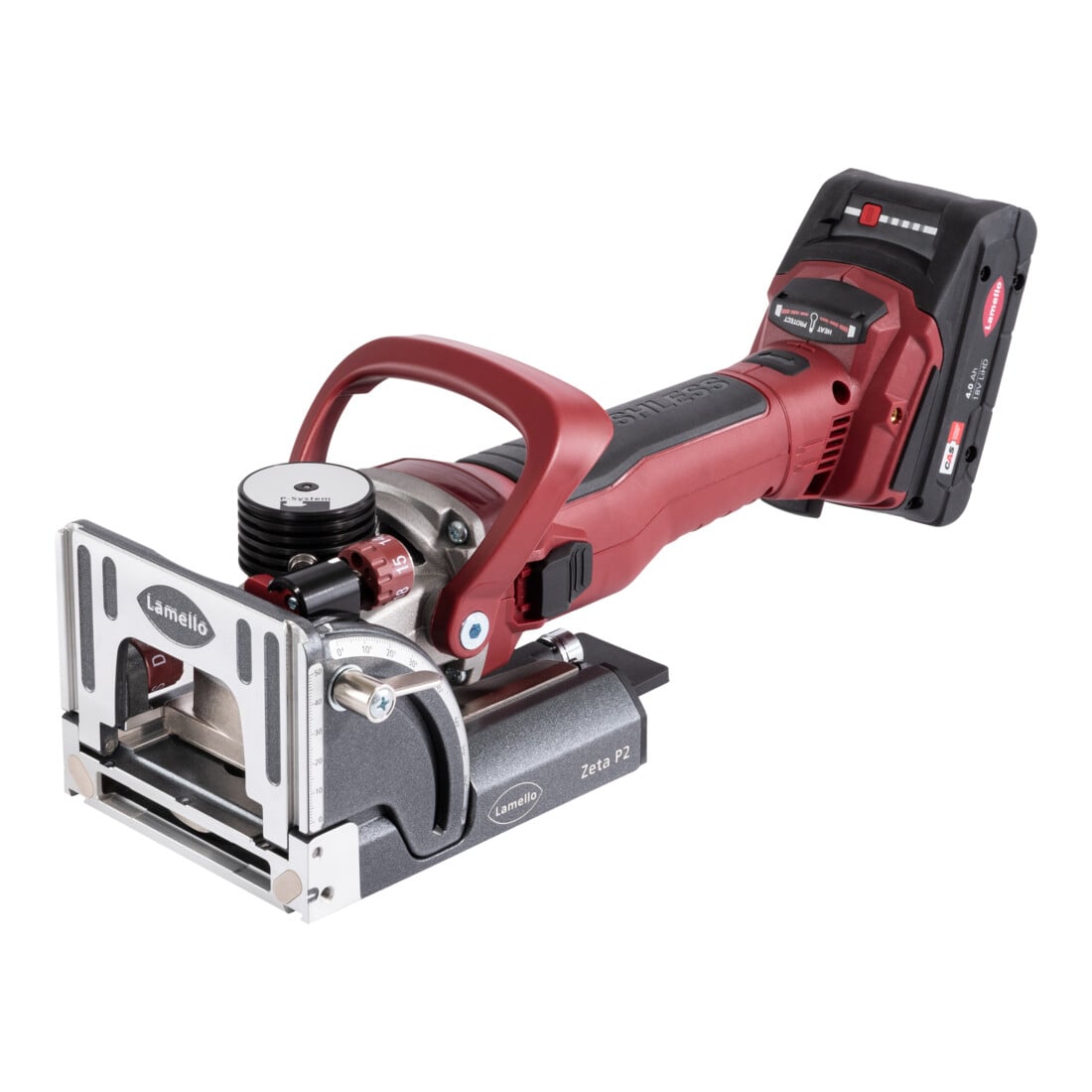 Lamello Zeta P2 Fraiseuse à rainurer sans fil, DP, set, en systainer, avec batteries, chargeur, prise type C Euro