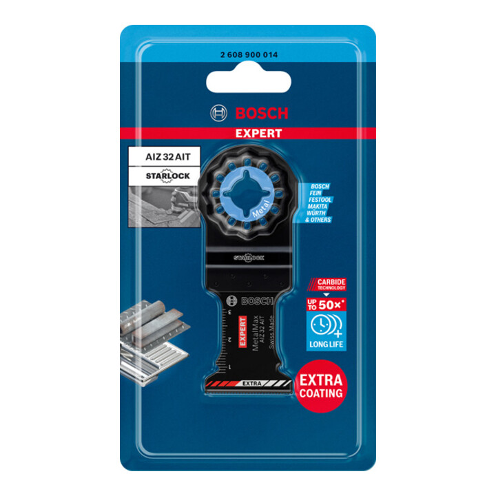 Lames Bosch Expert MetalMax AIZ 32 AIT pour outils multifonctions, 40 x 32 mm