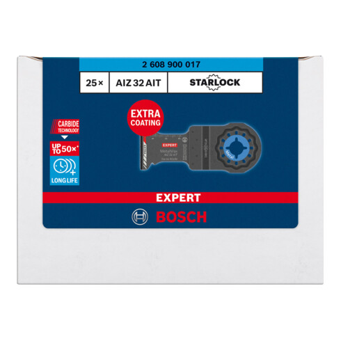 Lames Bosch Expert MetalMax AIZ 32 AIT pour outils multifonctions, 40 x 32 mm