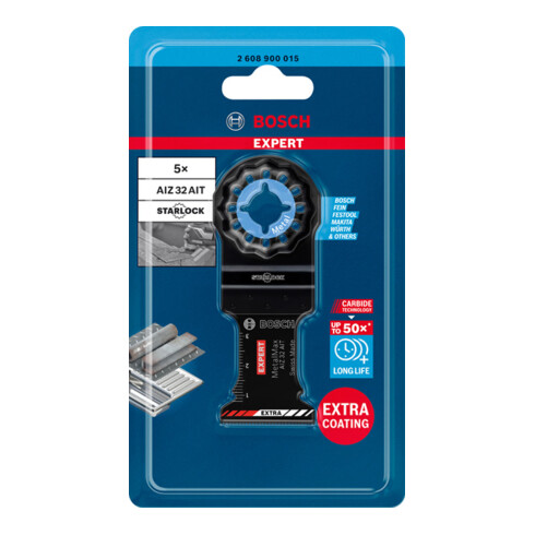 Lames Bosch Expert MetalMax AIZ 32 AIT pour outils multifonctions, 40 x 32 mm
