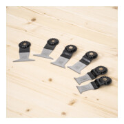Lames de scie Starlock Multitool STIER Usage universel, bois et clous, 6 pièces-2