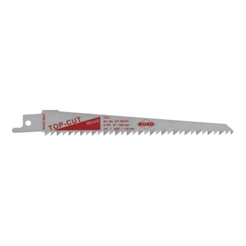 Lames de scies sabres RUKO 8924 acier au carbone