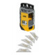 Lames trapèzes universelles DEWALT revêtues de carbure de tungstène 50 pièces en distributeur DWHT8-11131-4