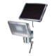 Brennenstuhl Faretto LED solare SOL 80 ALU IP44 con rilevatore di movimento a infrarossi, 8xLED 0,5W, 350l, cavo L=4,75m, alluminio-1
