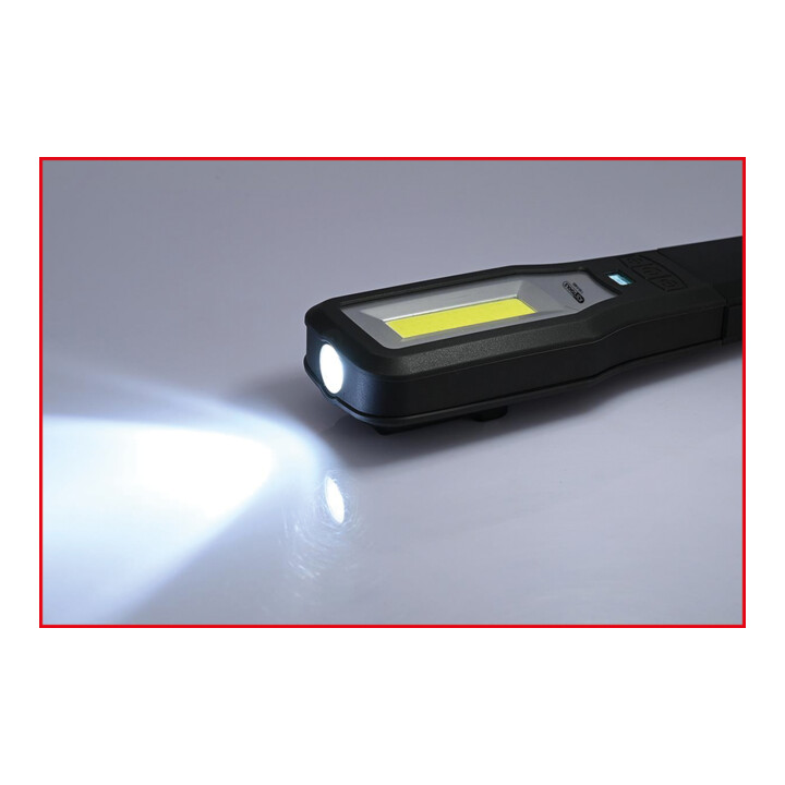 Lampe à main d’atelier mobile KS Tools, rabattable, 550 Lumens