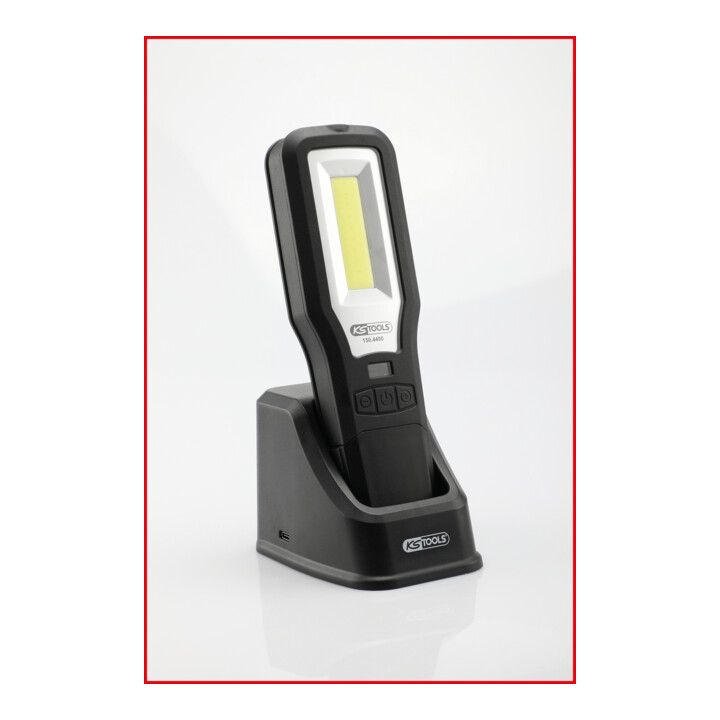 Lampe à main d’atelier mobile KS Tools, rabattable, 550 Lumens