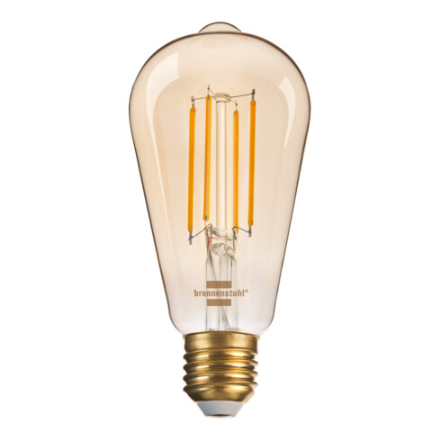 Lampe Brennenstuhl Connect WiFi filament LED Edison E27, 470lm, 4,9W