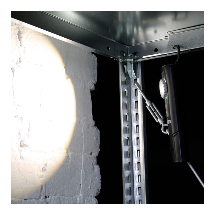Lampe d'atelier à LED sans fil STIER, 350 lumens, avec station de charge
