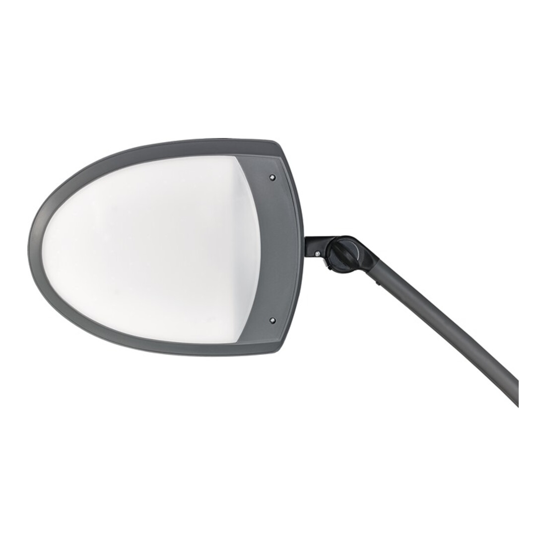 Lampe de bureau Ku.noir anthracite avec pied et LED