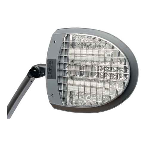 Lampe de bureau plastique noir/anthracite avec pied avec ampoule à économie d'én