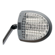 Lampe de bureau plastique noir/anthracite avec pied avec ampoule à économie d'én-5