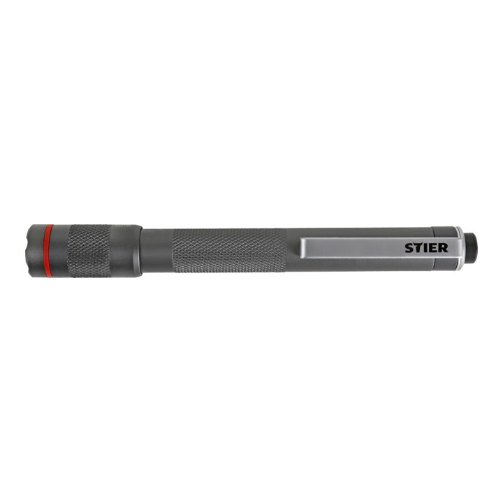 Lampe de poche à LED STIER avec fonction zoom 120 lumens 2x AAA