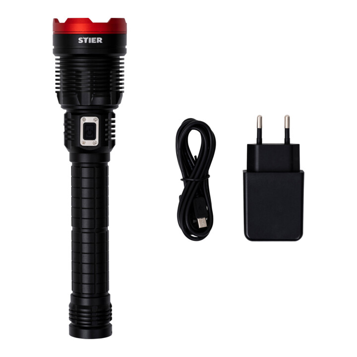 Lampe de poche sans fil STIER, 8 000 lumens, 5 000 mAh, 6 500 K